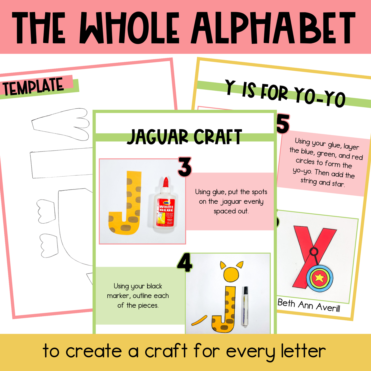 26 Letter of the Week Craft Bundle Alphabet Activities Preschool Lowercase