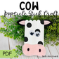 Cow Popsicle Stick Craft
