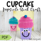 Cupcake Popsicle Stick Craft