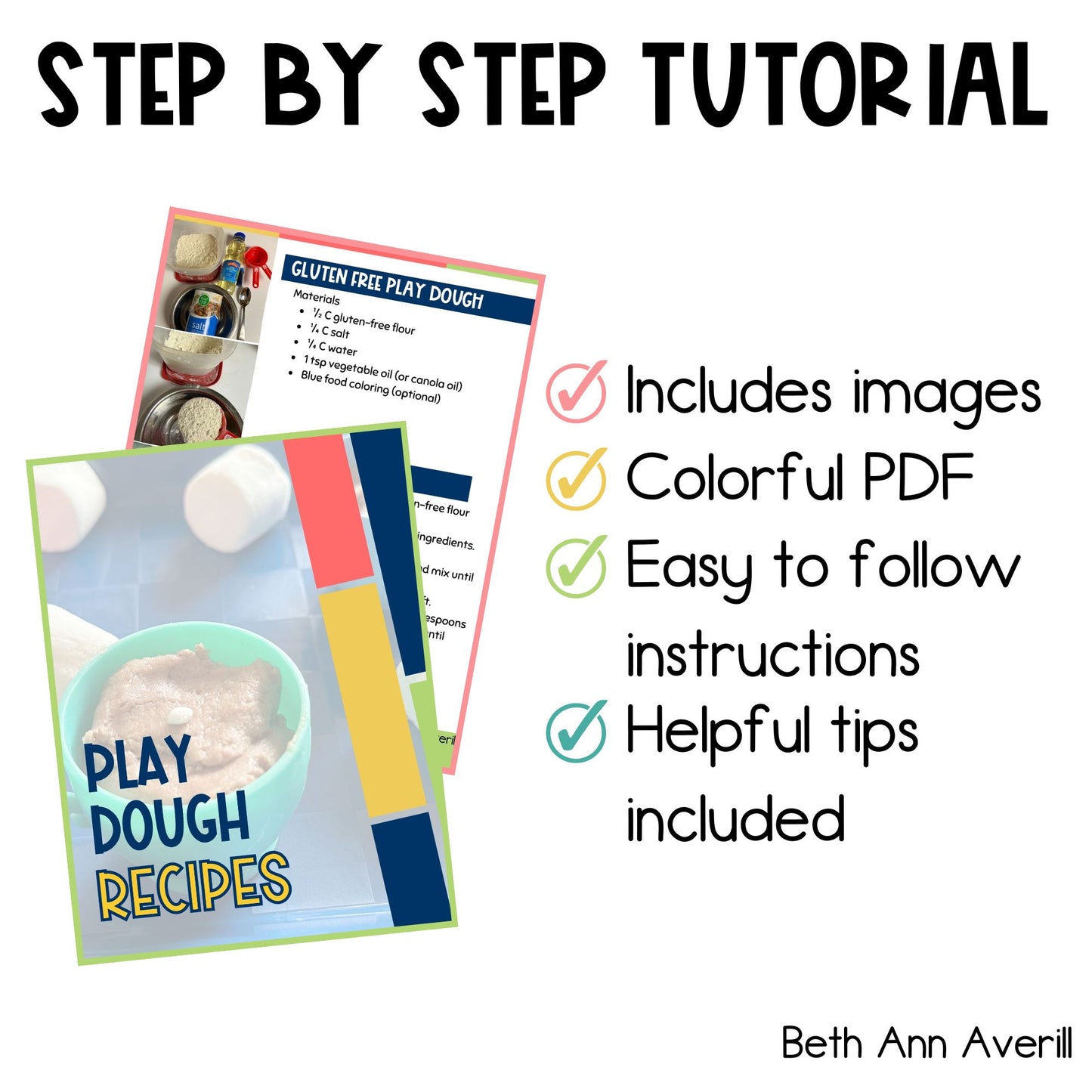 30+ Play Dough Recipes for Kids Ebook