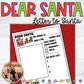 Christmas Letter to Santa Writing Paper with Picture Box