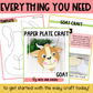 Goat Paper Plate Craft - On the Farm