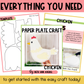 Chicken Paper Plate Craft - On the Farm