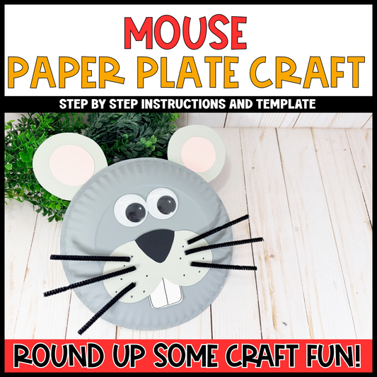 Mouse Paper Plate Craft - On the Farm