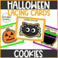 Halloween Cookies Lacing Cards for Preschoolers Fine Motor Skills for Centers