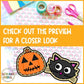 Halloween Cookies Lacing Cards for Preschoolers Fine Motor Skills for Centers