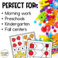 Fall Morning Work Activities for Apple Theme Preschool Tubs Fine Motor Skills
