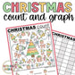 Pastel Christmas Count and Graph Activity