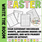 Easter Write the Room for Kindergarten Easter Writing Activities
