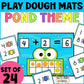 Pond Counting Play Dough Mats Counting Playdough Task Cards Activities