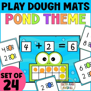 Pond Counting Play Dough Mats Counting Playdough Task Cards Activities