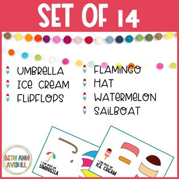 Summer Cut and Paste Crafts Activities Summer Kindergarten Activity for Centers