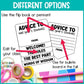 Editable Advice to Next Year's Students End of the Year Writing Activity
