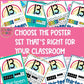 Rainbow Pop and Dot Numbers Posters Spotted Brights Classroom Decor