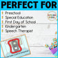 Back to School Play Dough Mats Activities for First Day of School Playdough