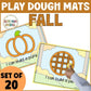 Fall Play Dough Mats Fine Motor Activities for September