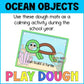 Ocean Animals Activities Play Dough Mats Fine Motor for Shark Week