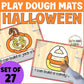 Halloween Activities Play Dough Mats Fine Motor for October