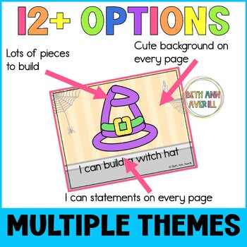 Play Dough Mats Activities for All Year Long Bundle including Fall