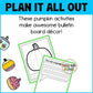 Disguise a Pumpkin Craft Activity for Halloween Bulletin Board Decor Writing