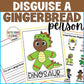 Disguise a Gingerbread Man Craft Activity for Christmas Bulletin Board Decor