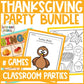 Thanksgiving Party Games for Classroom Harvest Party