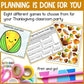 Thanksgiving Party Games for Classroom Harvest Party