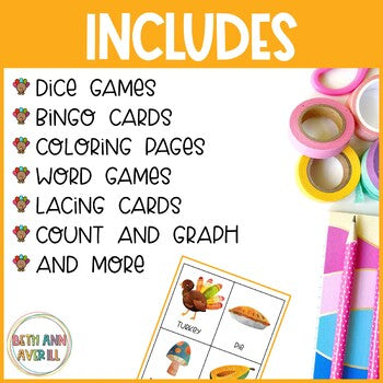 Thanksgiving Party Games for Classroom Harvest Party