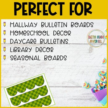 Hello Fall Thanksgiving Leaves Bulletin Board Borders Classroom Decor