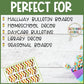 Autumn Leaves Thanksgiving Patterns Bulletin Board Borders Classroom Decor