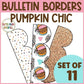 Chic Pumpkins Thanksgiving Bulletin Board Borders Classroom Decor