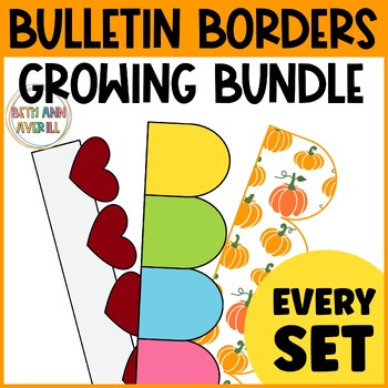 Printable Bulletin Board Borders for Christmas, Thanksgiving, and Winter