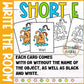 Short E Write the Room for Kindergarten Writing Center with CVC Fluency