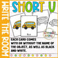 Short U Write the Room for Kindergarten Writing Center with CVC Fluency