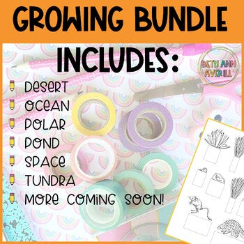 Habitat Diorama Project Template Animal Diorama for Biomes Bundle