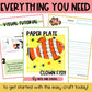 Clown Fish craft for ocean life activity ocean habitat paper plate craftivity