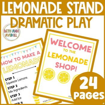 Lemonade Day Activity Lemonade Stand Dramatic Play Theme Day
