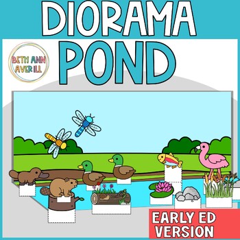 Primary Pond Habitat Diorama Pond Life Theme From the Pond Spring Craft