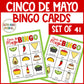 Cinco De Mayo Bingo Cards May Activities for Preschool Including Bingo Daubers