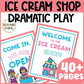 Ice Cream Shop Dramatic Play Printables Summer Dramatic Play Activities