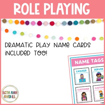 Ice Cream Shop Dramatic Play Printables Summer Dramatic Play Activities