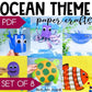 Summer Craft Kindergarten Ocean Animal Craft Activity Summer Camp Bulletin Board