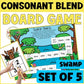 Consonant Blends Game Swamp Search Dice Game for Blends and Digraphs Fluency