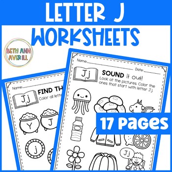 Letter Jj Worksheets with Letter Tracing Alphabet Letter of the Week Activities