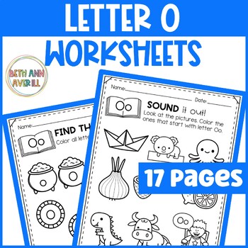 Letter O Worksheets with Letter Tracing Alphabet Letter of the Week Activities