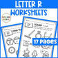Letter Rr Worksheets with Letter Tracing Alphabet Letter of the Week Activities