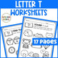 Letter Tt Worksheets with Letter Tracing Alphabet Letter of the Week Activities