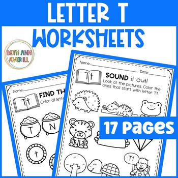 Letter Tt Worksheets with Letter Tracing Alphabet Letter of the Week Activities