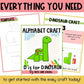 Letter d is for dinosaur craftivity letter of the week Alphabet Craft