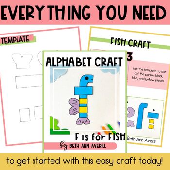 Letter f is for fish craftivity letter of the week Alphabet Craft